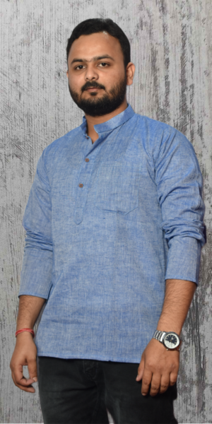 Trendy Cotton kurta -Sky Blue