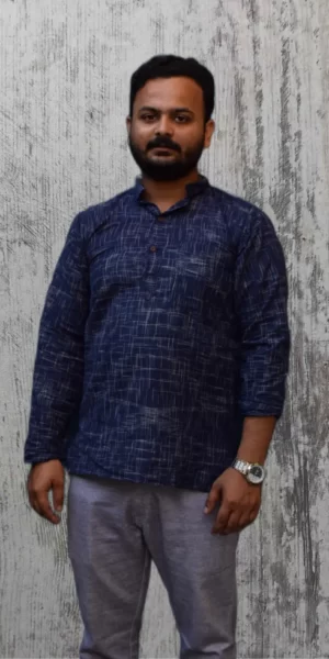 Trendy Cotton kurta - Deep Blue