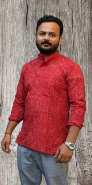 Trendy Cotton kurta -Red