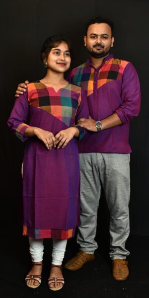 kurta kurti v purple