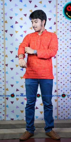Kurta jharna orange