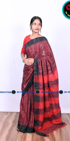 saree jharna maroon
