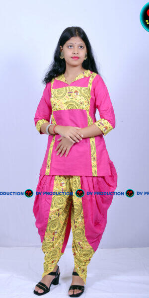 Comfortable Pure Cotton Dhoti Kurta Cord Set for Girls/Women