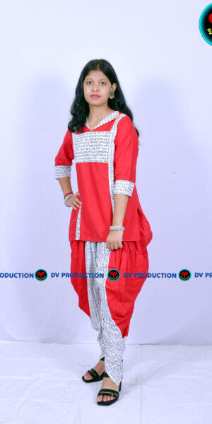 Comfortable Pure Cotton Dhoti Kurta Cord Set for Girls/Women