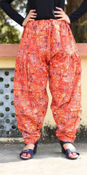 Designer Dhoti Salwar for Women-Red